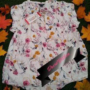 Buffalo David Bitton woven jacquard top women M